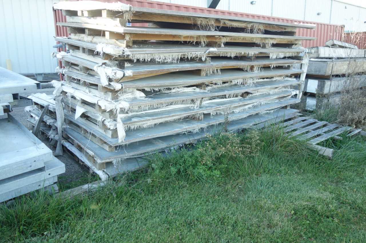 LOT OF A36 GALVANIZED CARBON STEEL PLATE