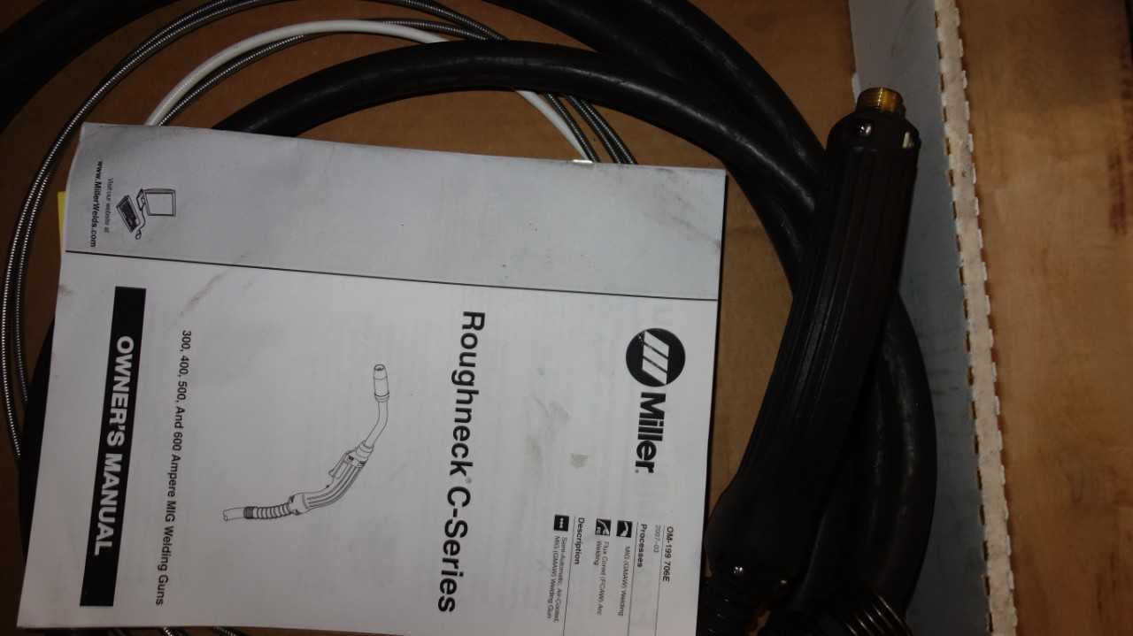 MILLER ROUGH NECK C SERIES C-4015 400 AMP 15 FT MIG WELDING GUN - WELDING EQUIPMENT