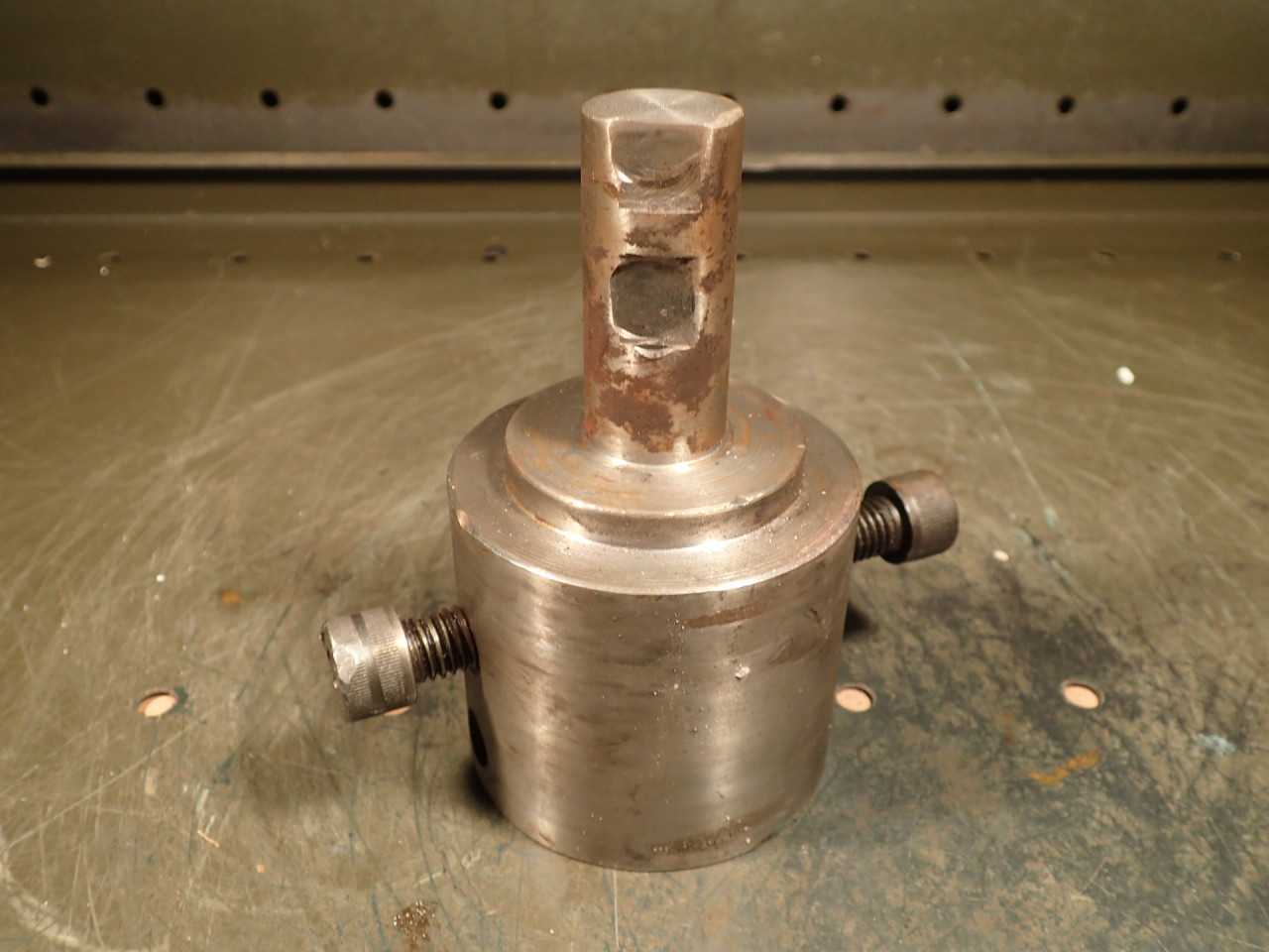 42mm Bore End Mill Tool Holder: 1" Straight Shank, Used in Good Condition - MACHINING ACCESSORIES & TOOLING