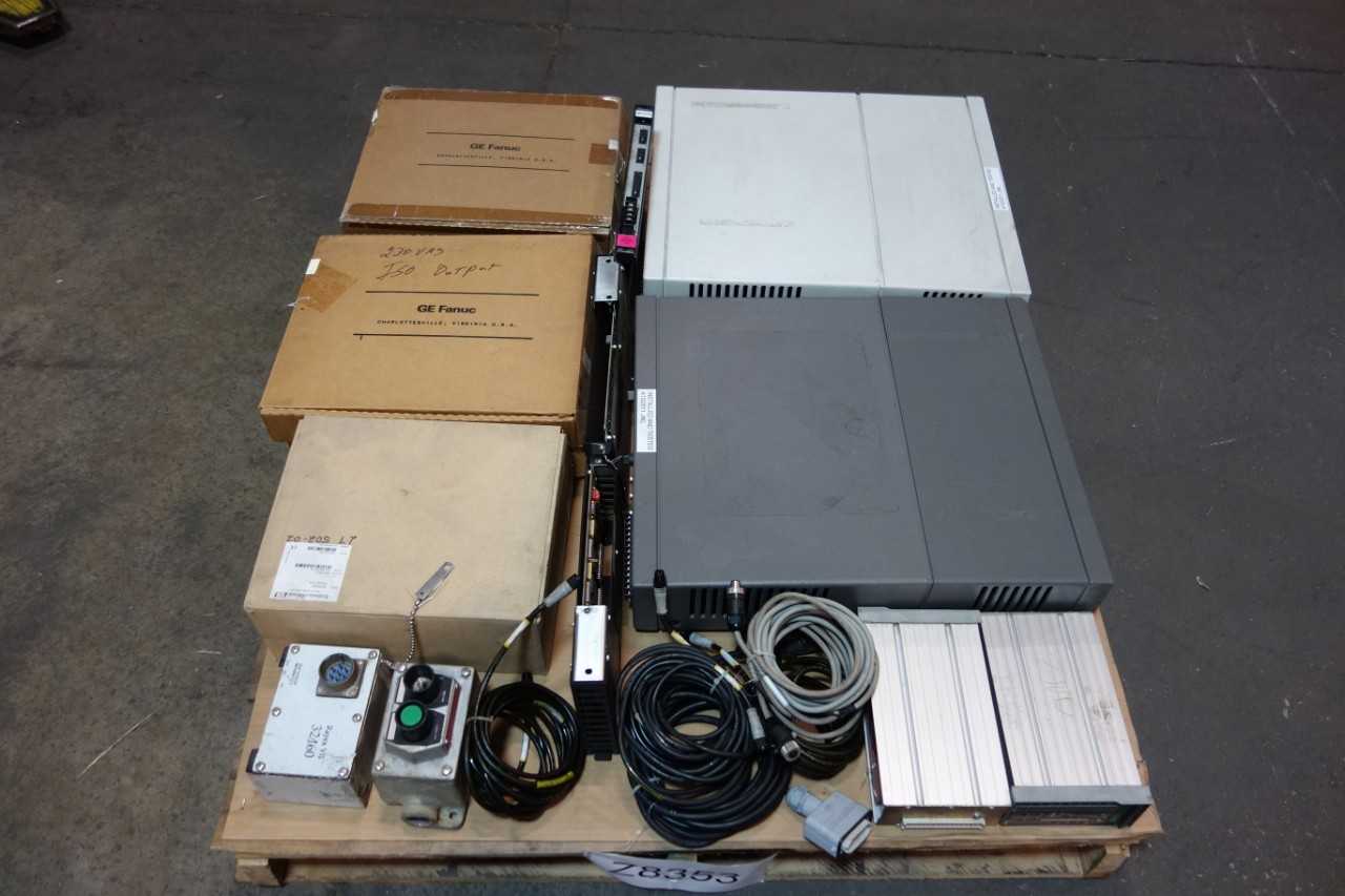1 PALLET OF ASSORTED ELECTRICAL- MODULE CONTROLS, CABLE-WIRE CONTROLS, CONTROL BOARDS- ABB, BAILEY, GE FANUC - AUTOMATION & CONTROLS