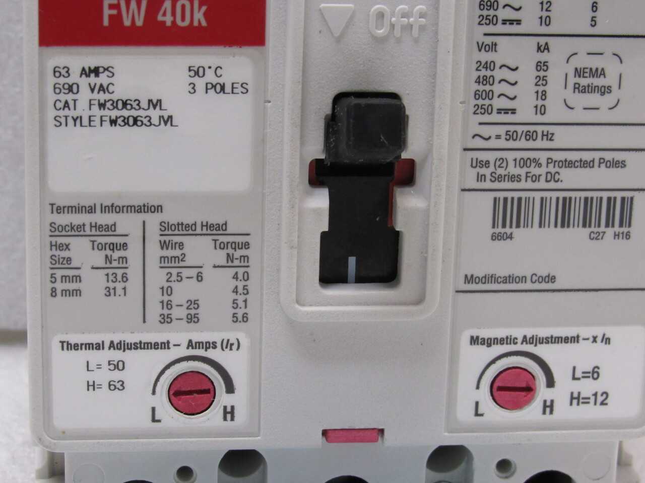 Eaton Circuit Breakers - CIRCUIT BREAKERS