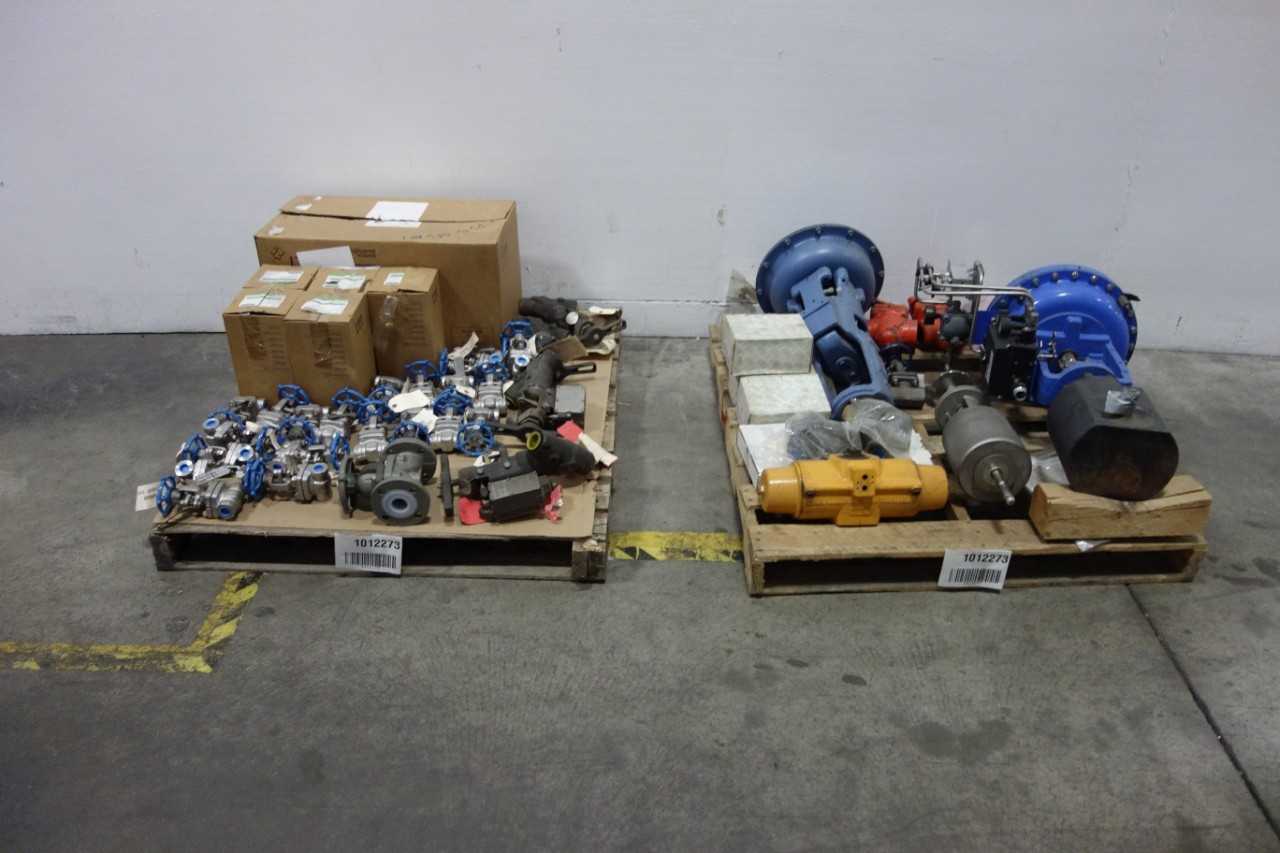 2 PALLETS OF ASSORTED VALVES AND VALVE ACCESSORIES - VALVES