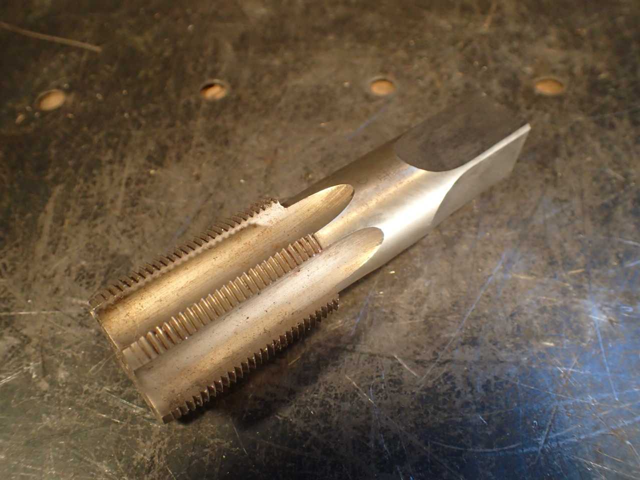 Regal Beloit 1-1/8" -18 NEF Hand Thread Tap: 6-Flute, 1-1/2" Long Flutes GH4 USA - MACHINING ACCESSORIES & TOOLING