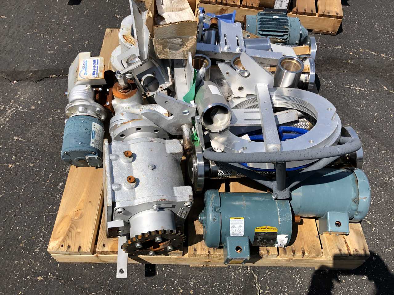 Miscellaneous Items; motors, couplings, strainers - ELECTRIC MOTORS