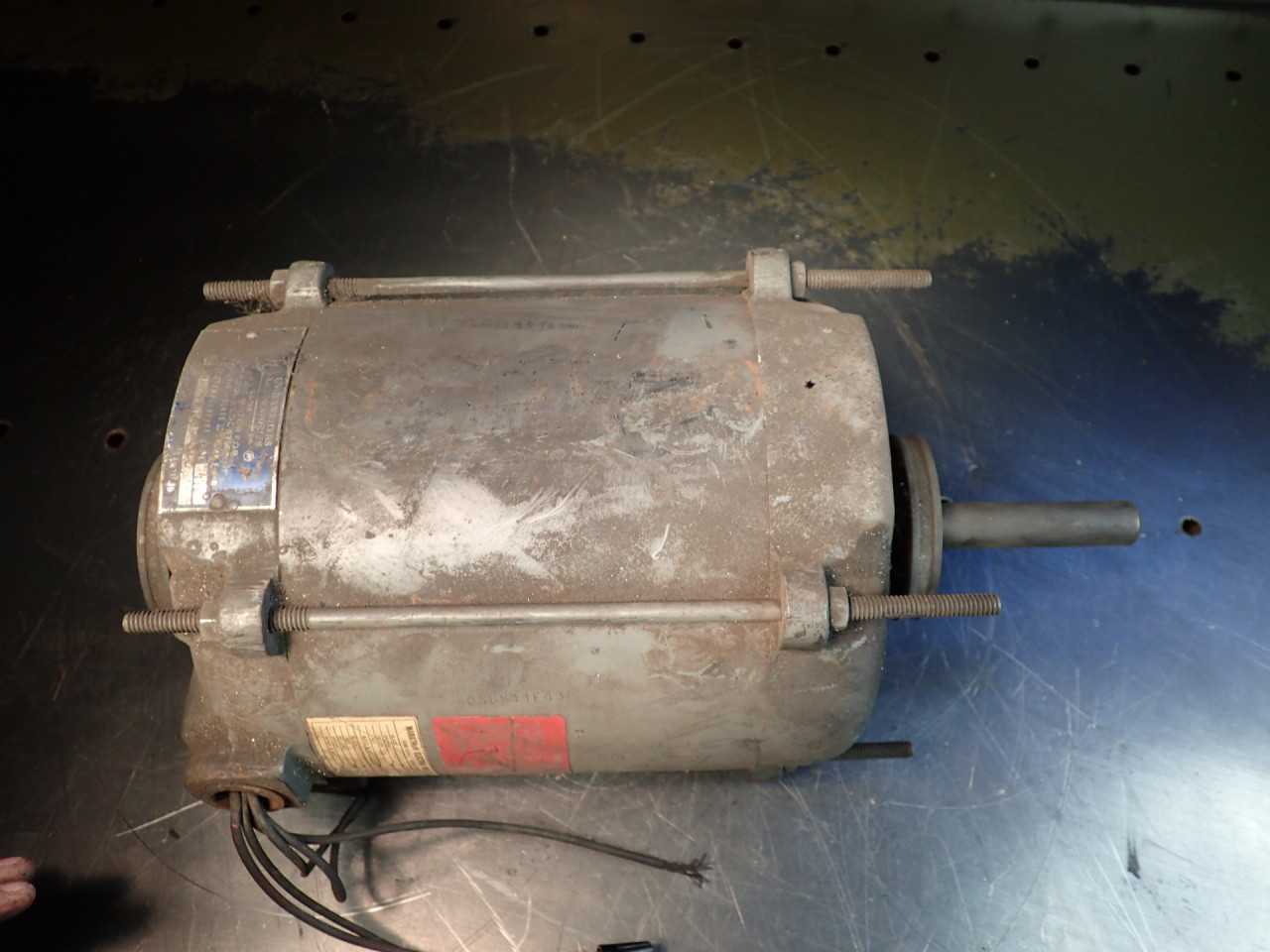 Marathon Electric HQJ 56S11E43F WCCW Motor 1/6HP 1140 RPM fr 56-7 - ELECTRIC MOTORS