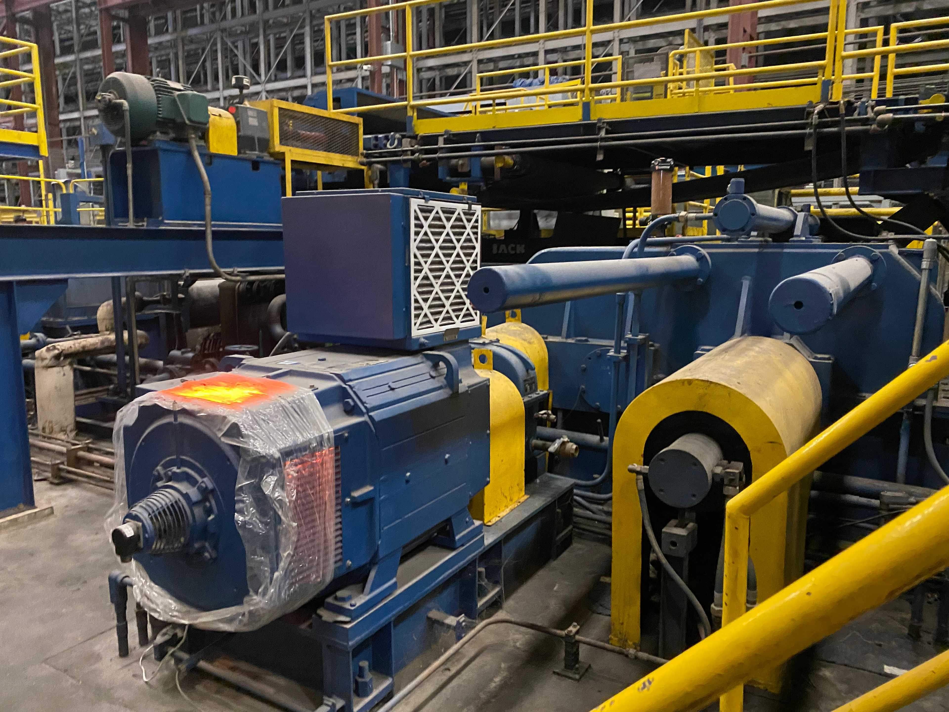 COILER WITH RELIANCE DC MOTOR AND RENK GEARBOX - COIL HANDLING MACHINE