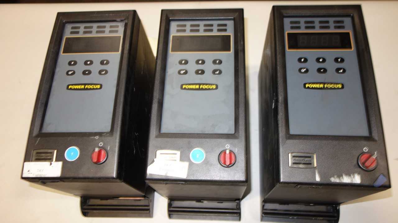 LOT OF 3 ATLAS COPCO PF4000-C-W TENSOR NUTRUNNER CONTROLLERS 8433 7100 05 - AUTOMATION & CONTROLS