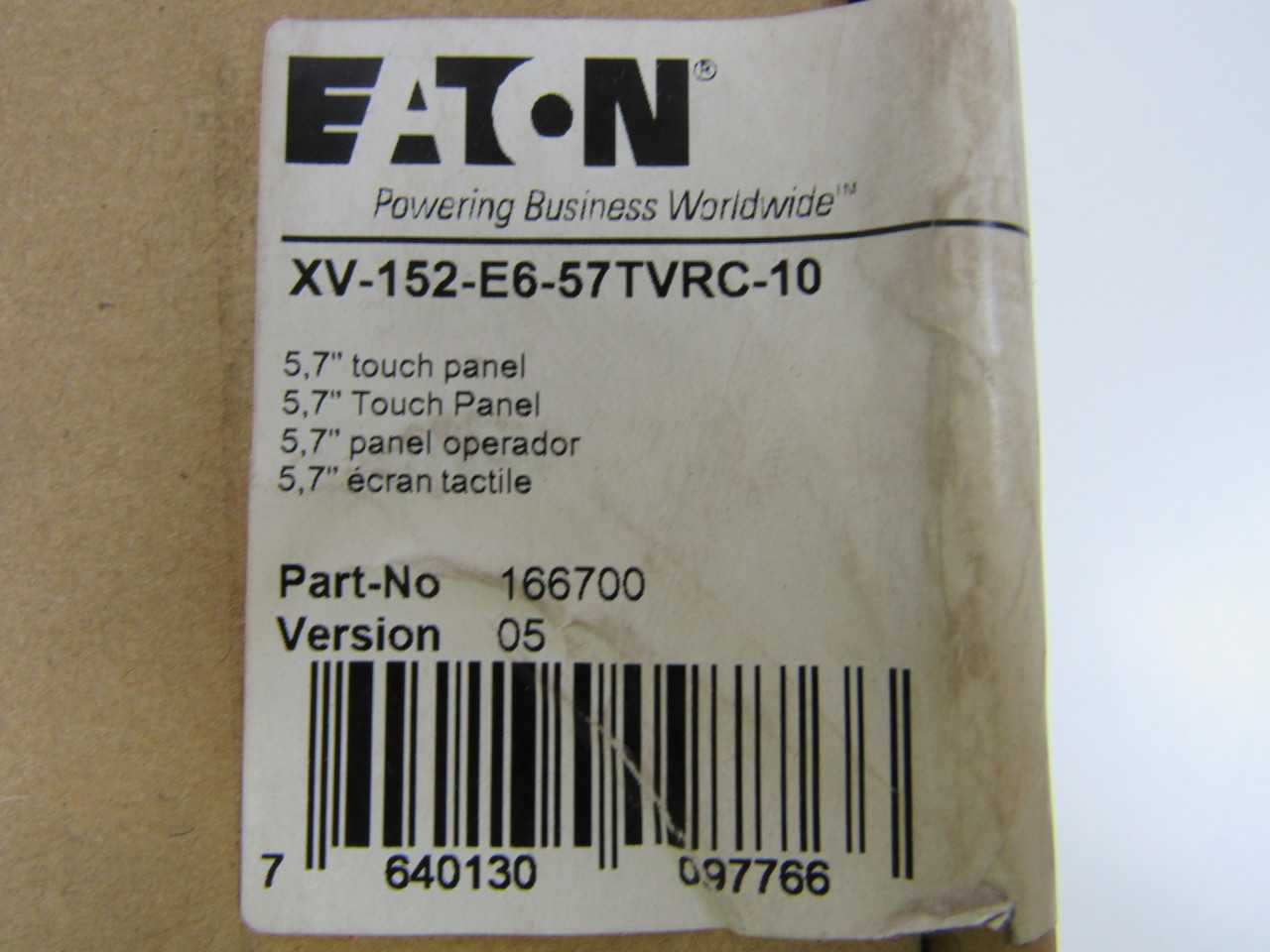 Quantity of 1x XV-152-E6-57TVRC-10 PLC/Process Logic Controllers - AUTOMATION & CONTROLS Quantity of 1x XV-152-E6-57TVRC-10 PLC/Process Logic Controllers - AUTOMATION & CONTROLS