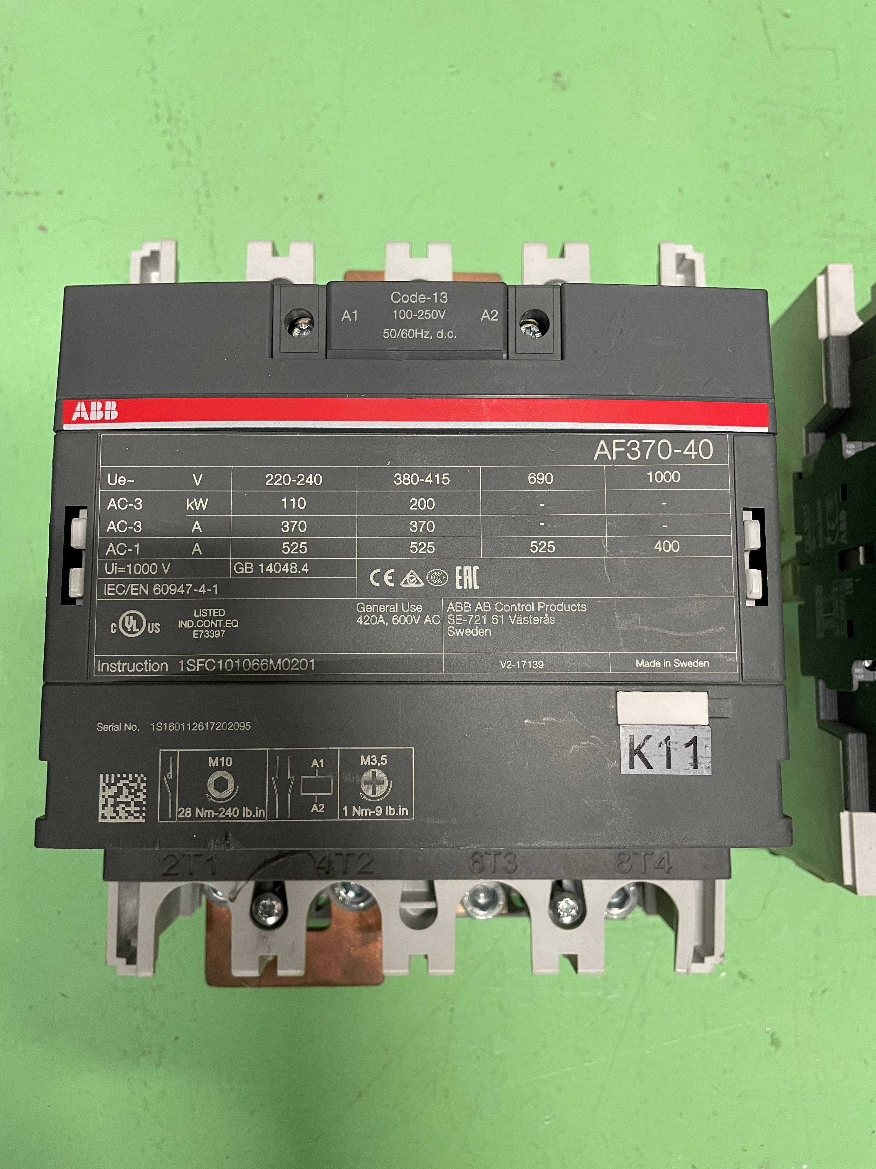 BULK LOT OF ABB CONTACTORS 4 QTY - CONTACTORS