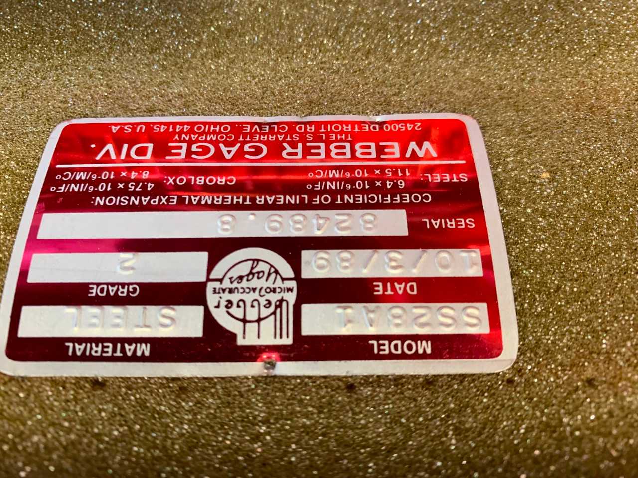 Starrett Gage Block Set - ELECTRIC POWER TOOLS