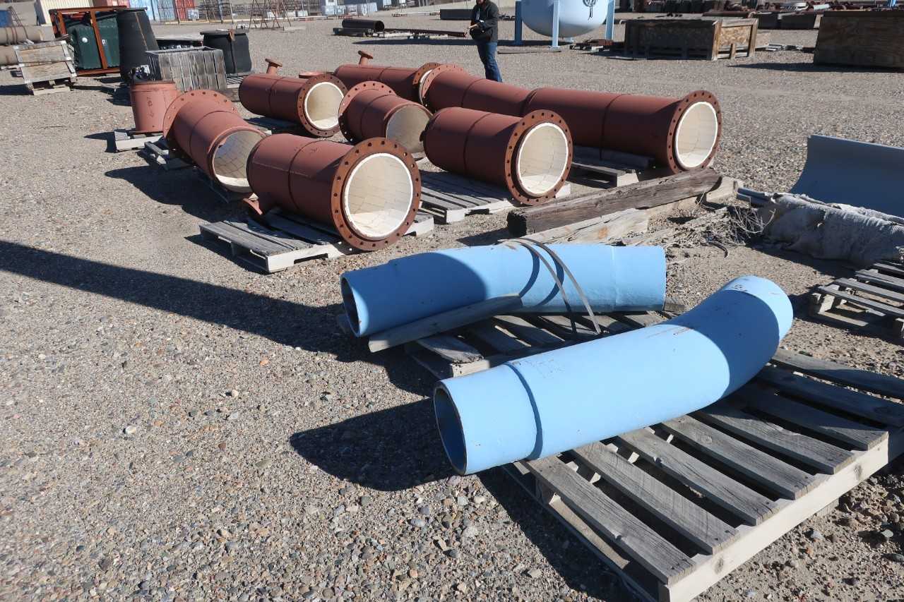 Lot Of Assorted Coal Turbine Boiler Spares, Vessels, Pipes. - MISCELLANEOUS