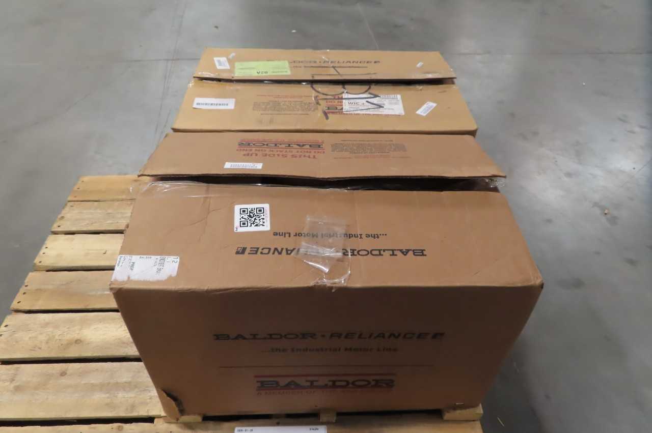 LOT OF 2 BALDOR EM3769T 213T 7.5HP 230/460V-AC ELECTRIC MOTORS - ELECTRIC MOTORS