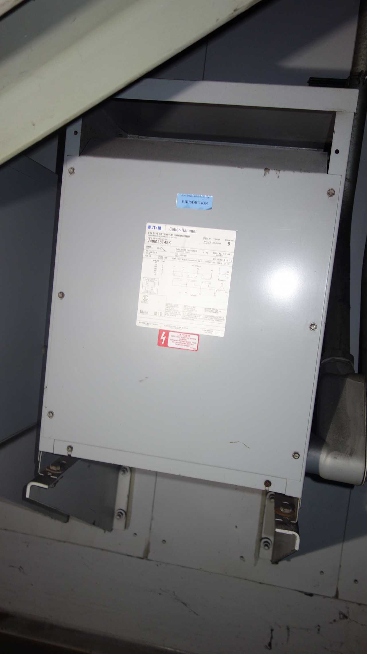 LOT OF 6 ASSORTED 480V-AC TRANSFORMERS, 30KVA, 45KVA - CONTROL TRANSFORMERS
