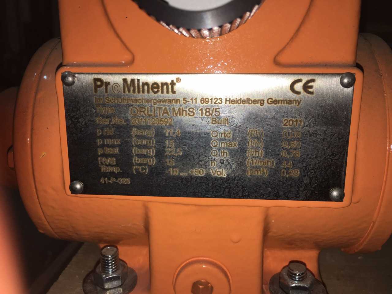 Lot of 3 Prominent Metering Pumps - METERING PUMP
