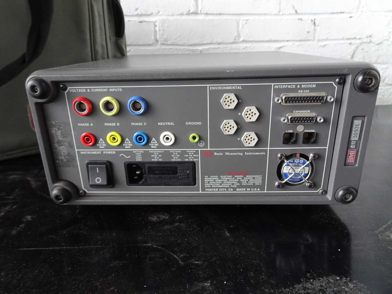 BMI Power profiler PHASE, electrical and PLC tool - ELECTRICAL PARTS