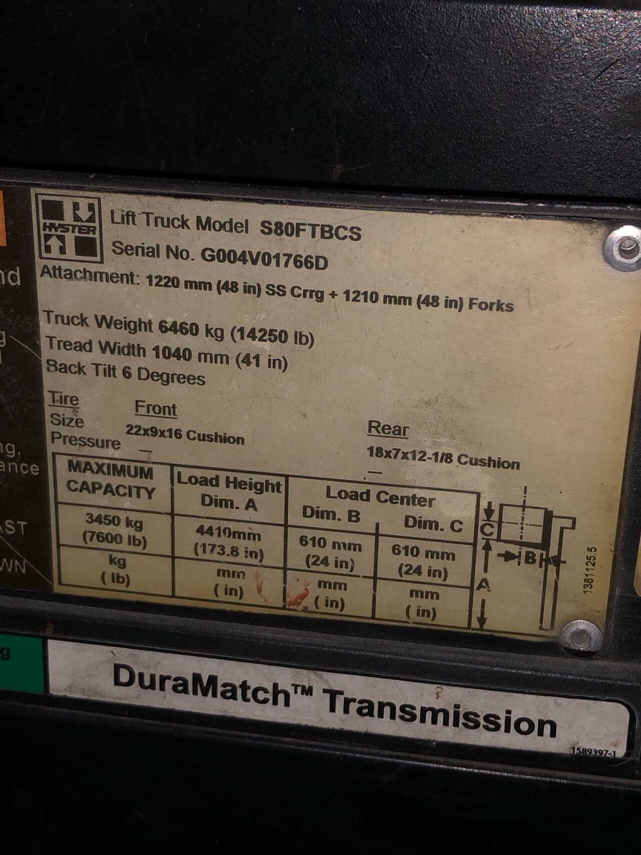 2006 Hyster - FORKLIFTS