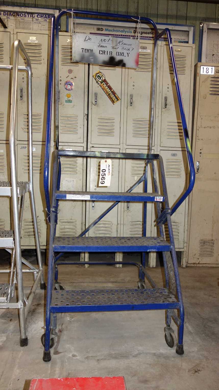 4 STEP 3 FT ROLLING LADDER - PLANT & FACILITY
