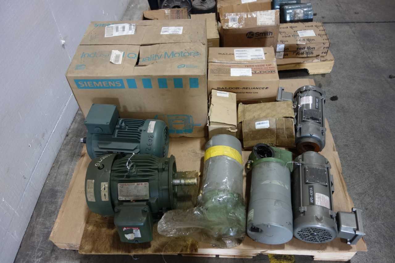 2 PALLETS OF ASSORTED ELECTRIC MOTORS - ELECTRIC MOTORS