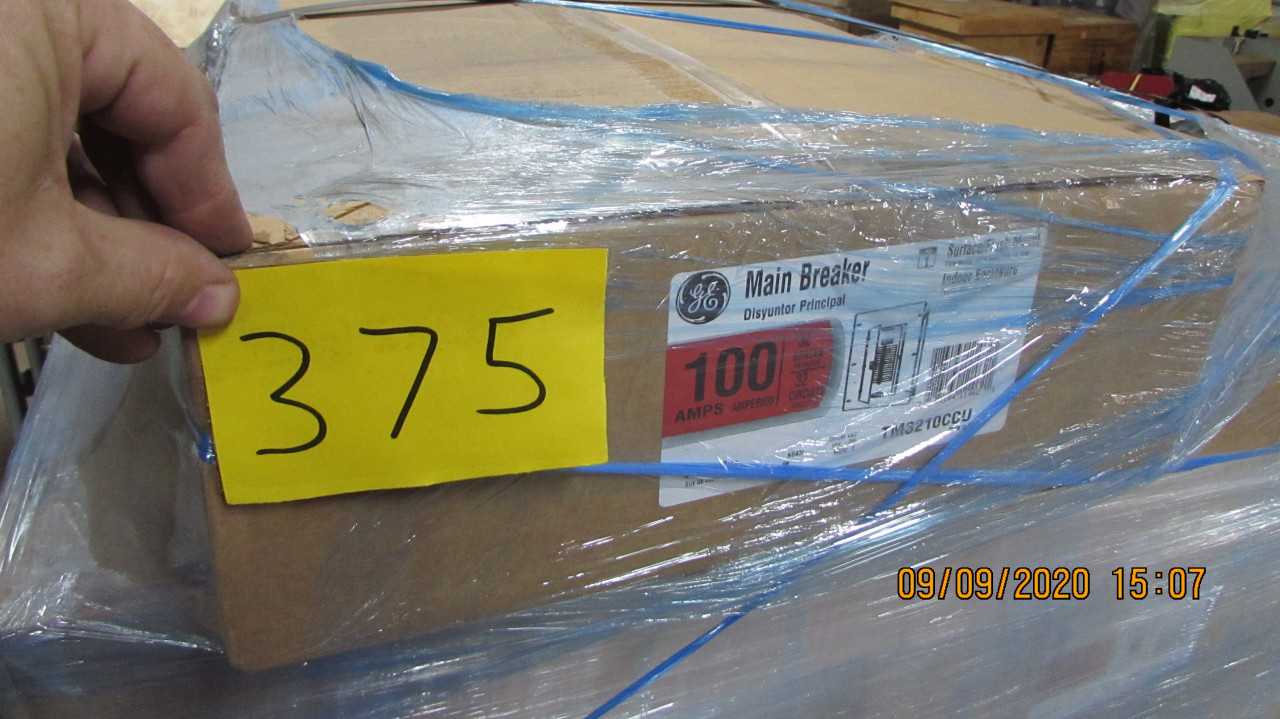 GE Main Breaker Indoor Enclosure - CIRCUIT BREAKERS