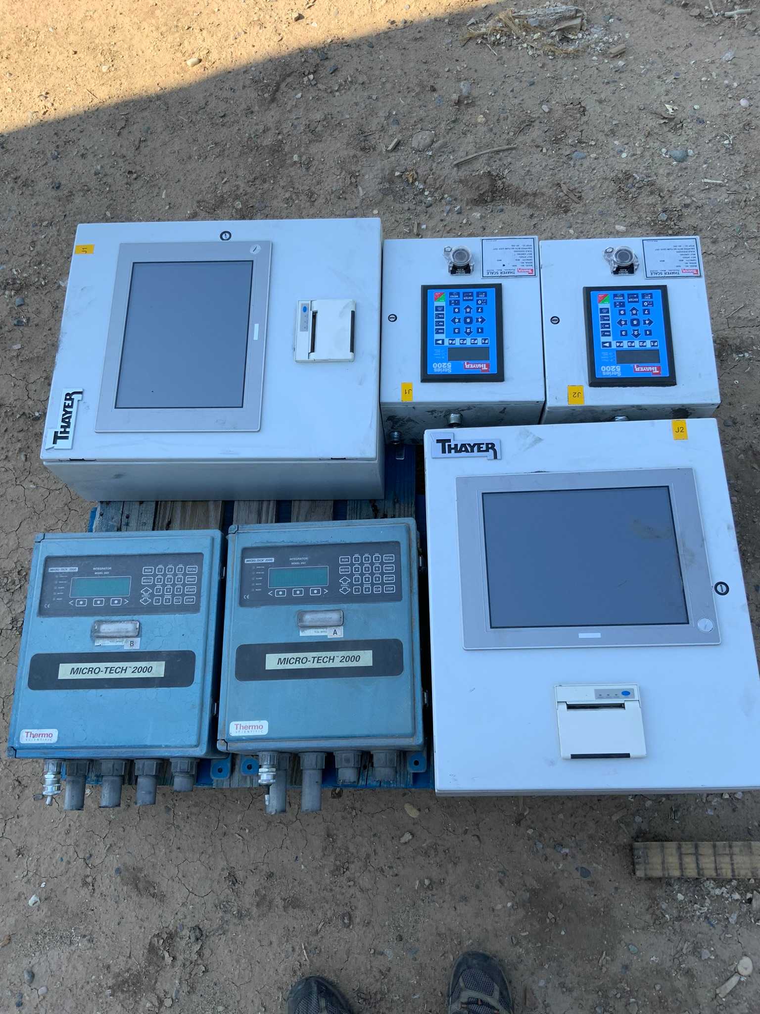 QTY 7 Thayer Series 5200 Scales - SCALES