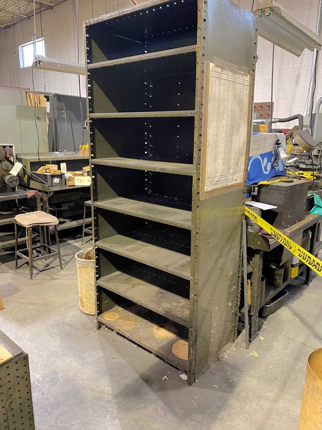 Lot) (4) Shelving Units - SHELVING Lot) (4) Shelving Units - SHELVING