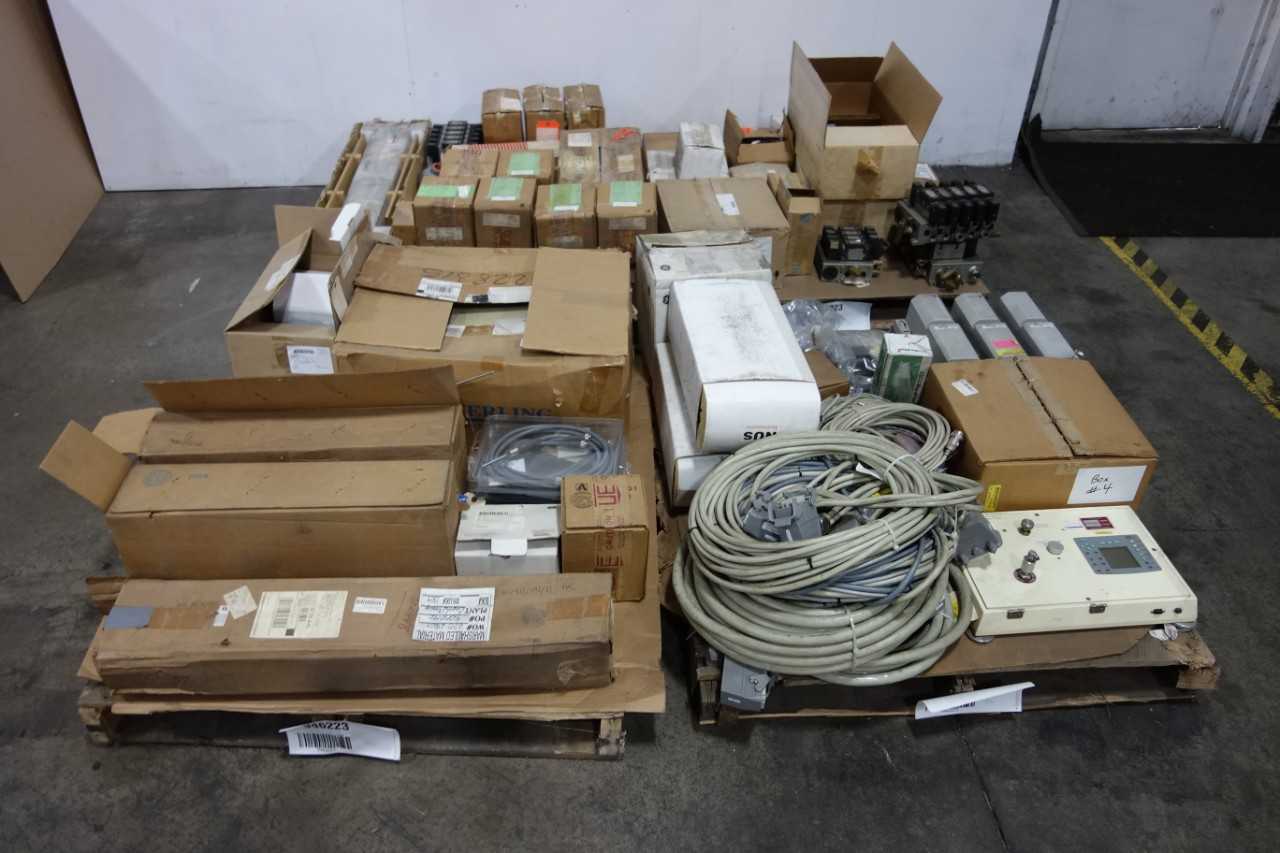 4 PALLETS OF ASSORTED ELECTRICAL - ELECTRICAL COMPONENTS