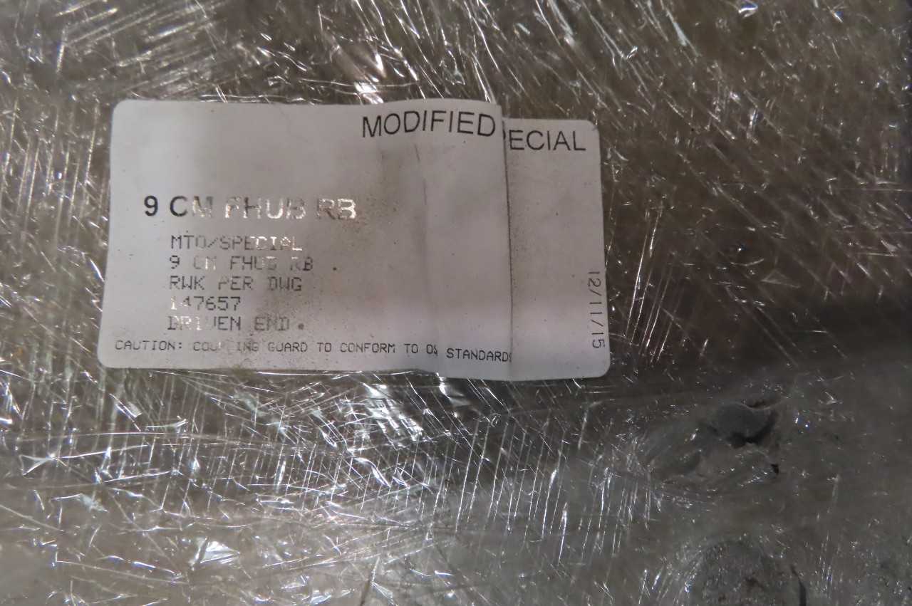 LOT OF 2 KOP FLEX 9 CM FHUB RB 24IN COUPLING HUBS - POWER TRANSMISSION