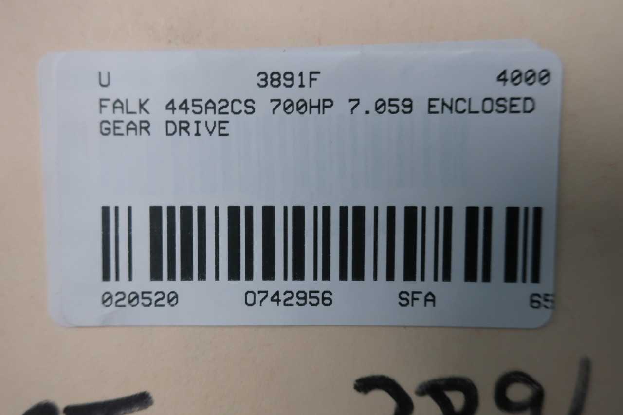 FALK 445A2CS ENCLOSED GEAR DRIVE - GEAR REDUCERS