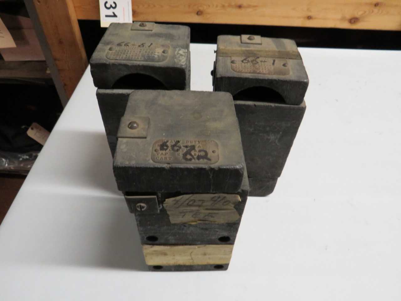 LOT OF 3 ASSORTED CADWELD 4/0 MOLDS - HAND TOOLS