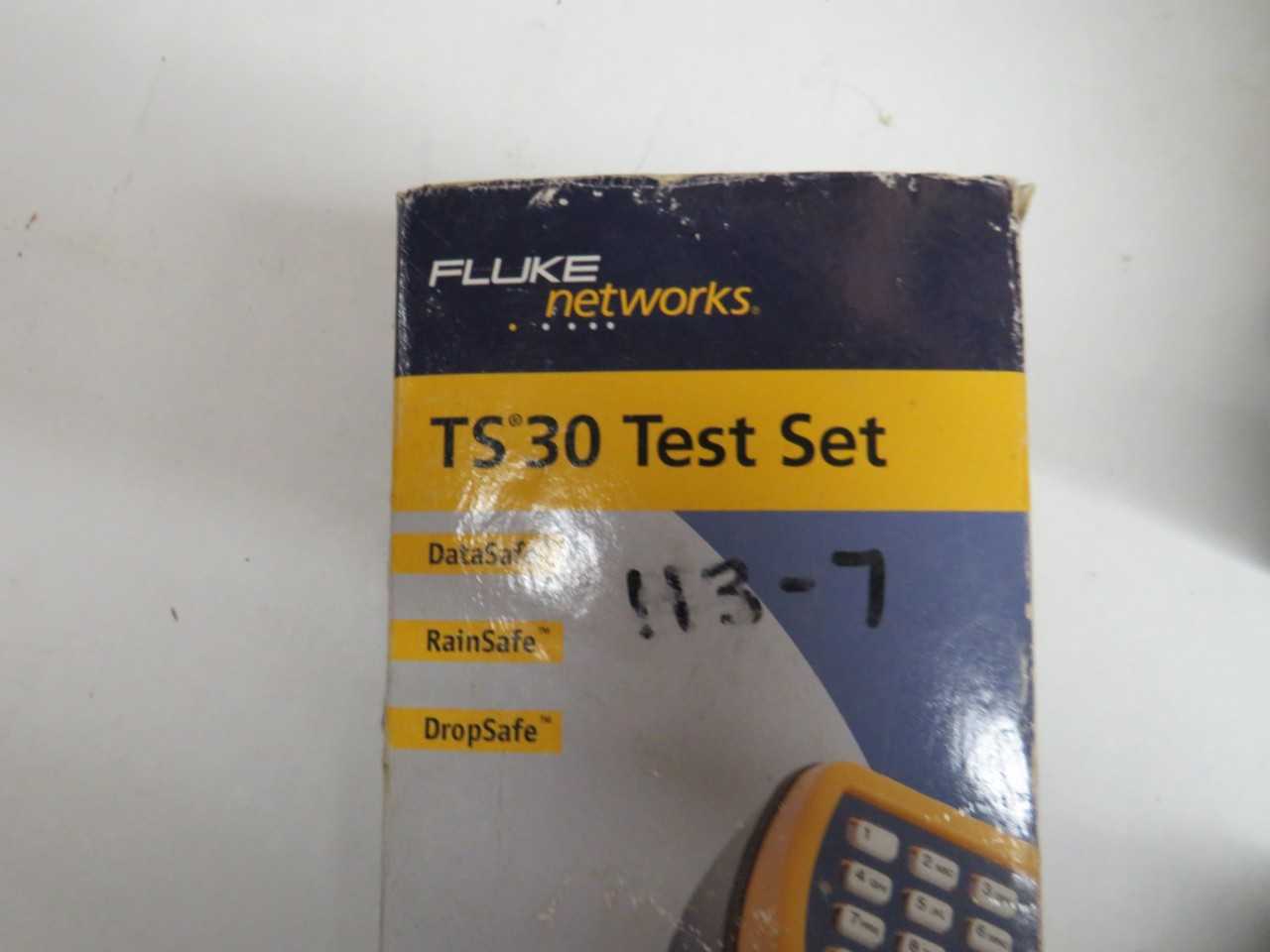 FLUKE NETWORKS TS 30 TEST SET 30800HD9 W/ KUNNY'S TOOL BAG - ELECTRIC POWER TOOLS