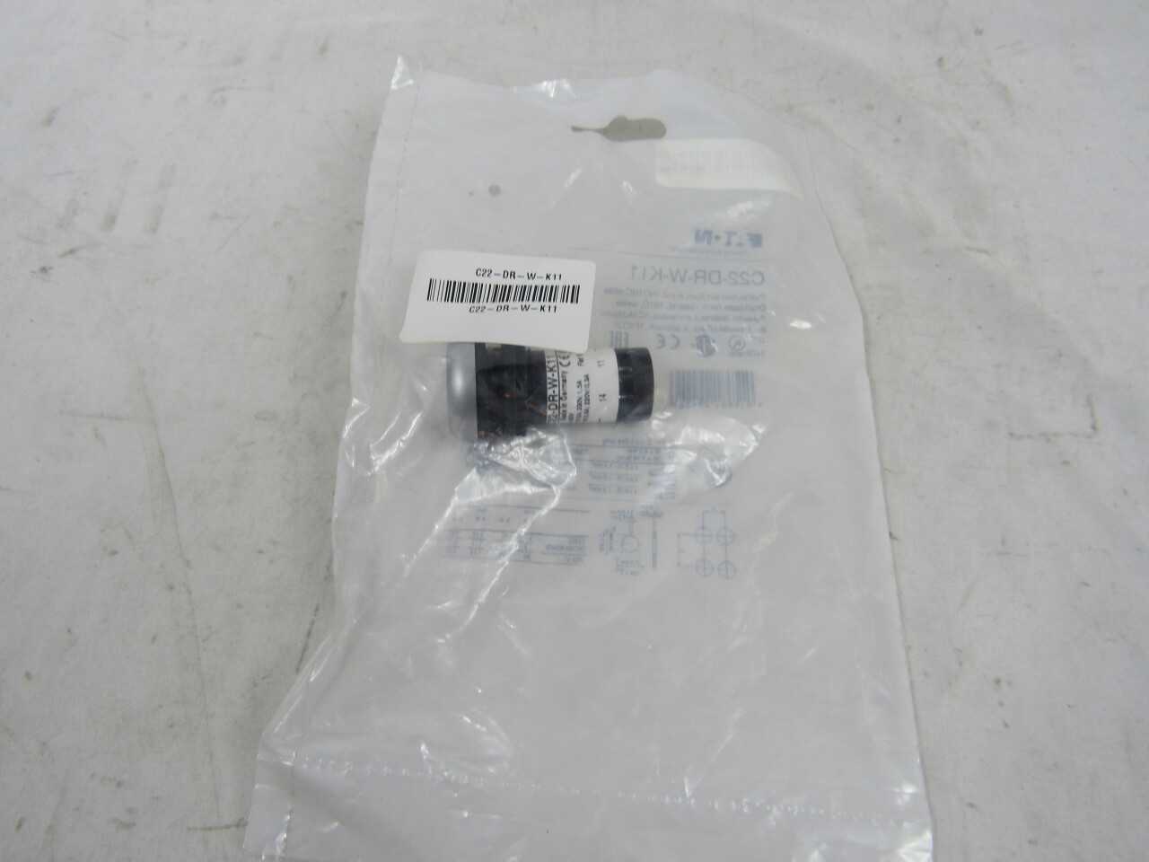 Quantity of 31x C22-DR-W-K11 Pushbuttons - ELECTRICAL COMPONENTS