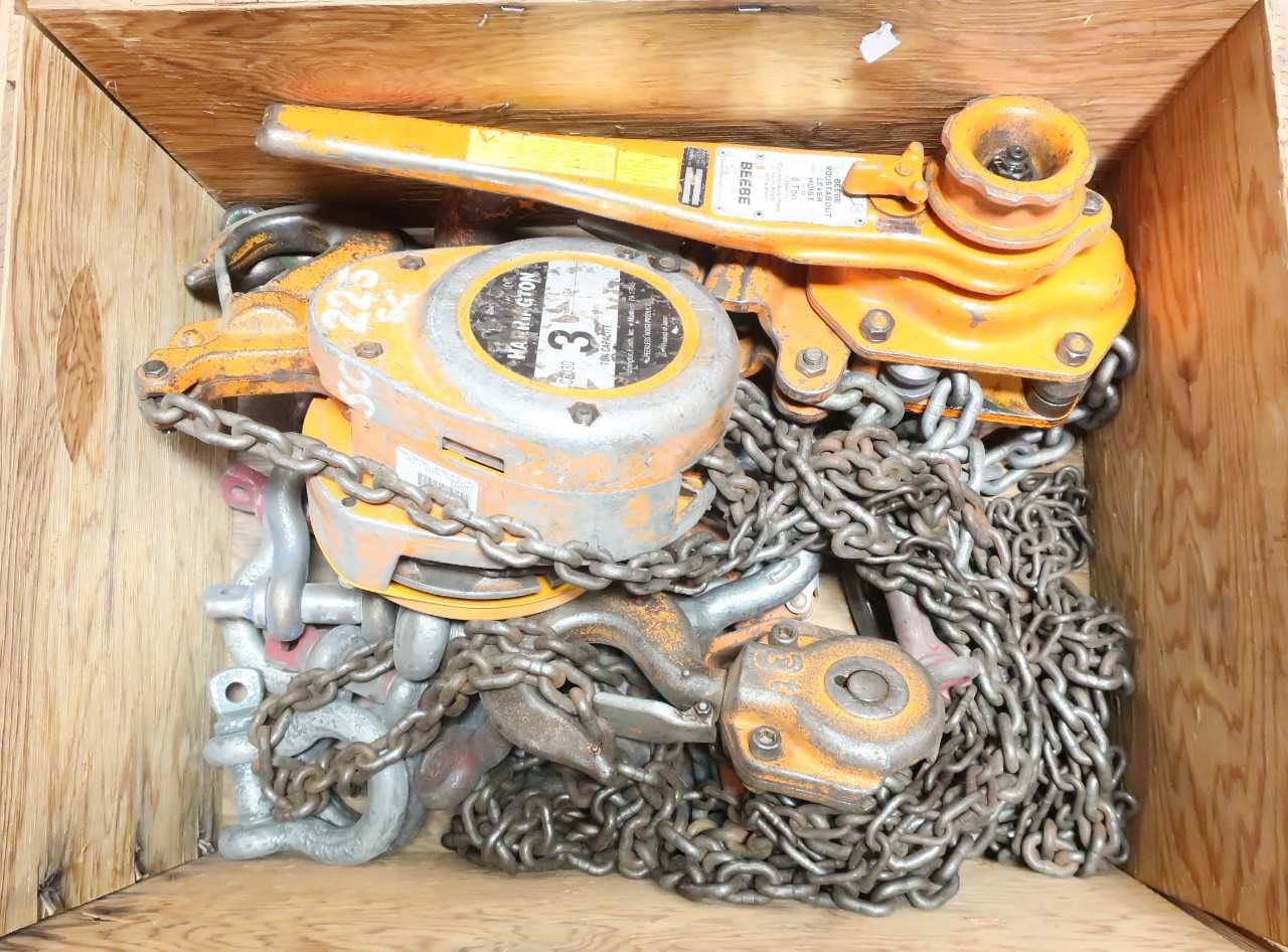 HARRINGTON CHAIN HOISTS AND COME ALONGS - LIFTING EQUIPMENT
