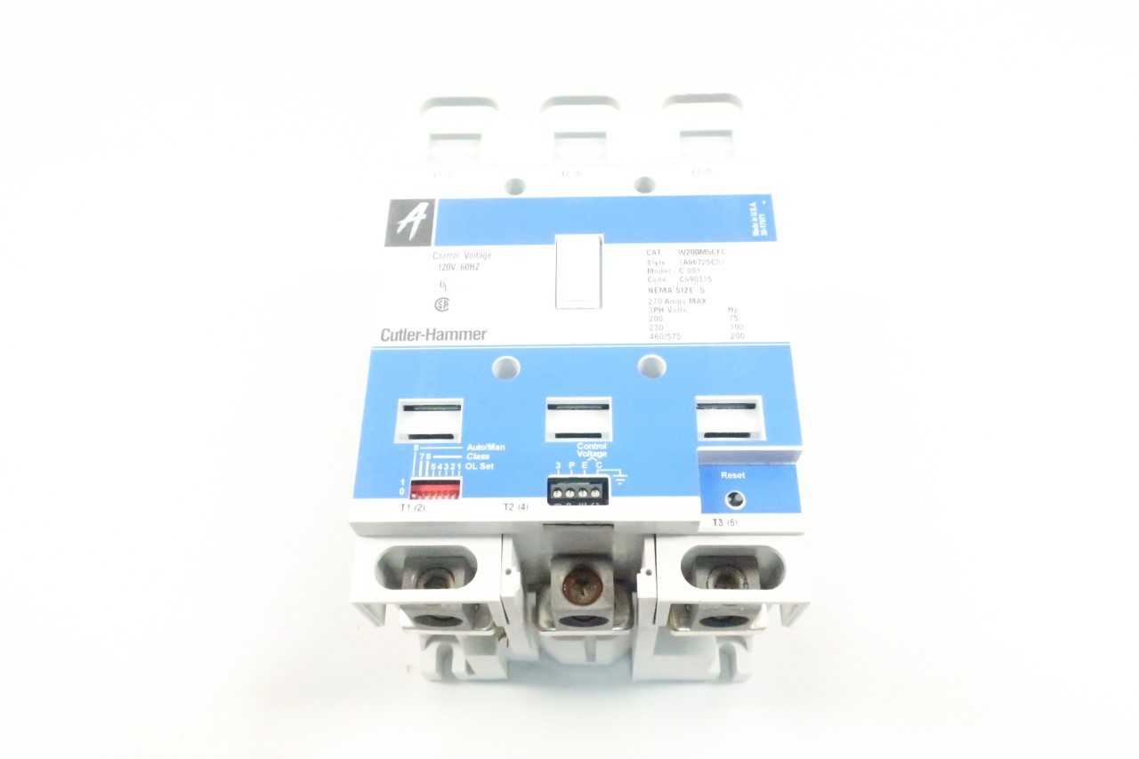 CUTLER HAMMER W200M5CFC SIZE 5 STARTER 200HP - MOTOR STARTERS CUTLER HAMMER W200M5CFC SIZE 5 STARTER 200HP - MOTOR STARTERS