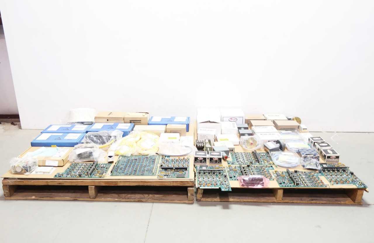 2 PALLETS WESTINGHOUSE AND BOSCH PCBS, ASSORTED CONTROLS - ELECTRICAL COMPONENTS 2 PALLETS WESTINGHOUSE AND BOSCH PCBS, ASSORTED CONTROLS - ELECTRICAL COMPONENTS