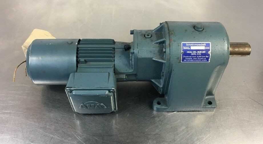 Adam Baumuller G.M.B.H. VDE 0530 SB 0/3 G 112/80/30 DB 11/4 Motor/Gearbox - Used - Bench Tested - ELECTRIC MOTORS Adam Baumuller G.M.B.H. VDE 0530 SB 0/3 G 112/80/30 DB 11/4 Motor/Gearbox - Used - Bench Tested - ELECTRIC MOTORS