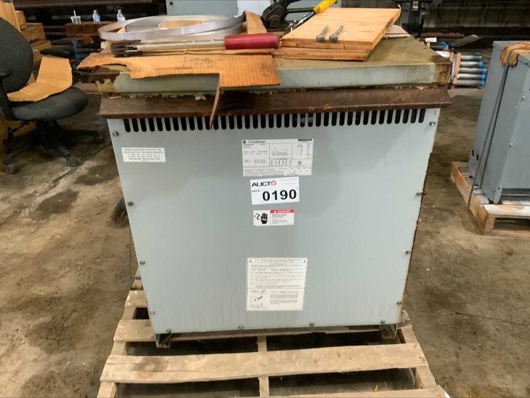 GE Pad Mounted Transformer - CONTROL TRANSFORMERS