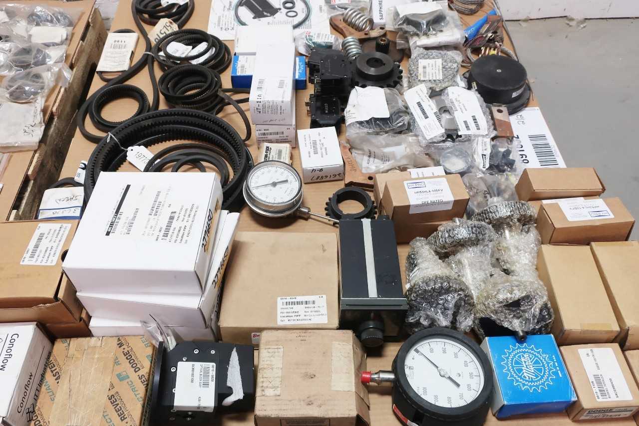 2 PALLETS OF ASSORTED POWER TRANSMISSION PARTS - POWER TRANSMISSION