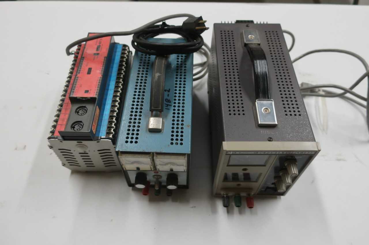 LOT OF 3 ASSORTED ELECTRICAL MODULES, DC POWER SUPPLY, ANATEK 25-25, BK PRECISION 1630, KLOCKNER MOELLER DS3 CONTROLLER - ELECTRICAL COMPONENTS