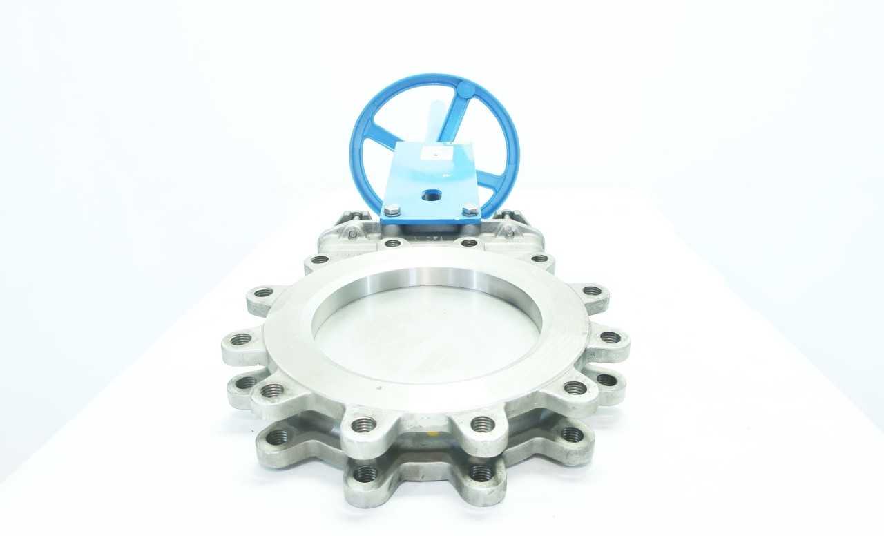 ACT AMERICAN CONTROLS TECHNOLOGY 20-3434M-10 MANUAL STAINLESS FLANGED 10IN KNIFE GATE VALVE - KNIFE GATE VALVE