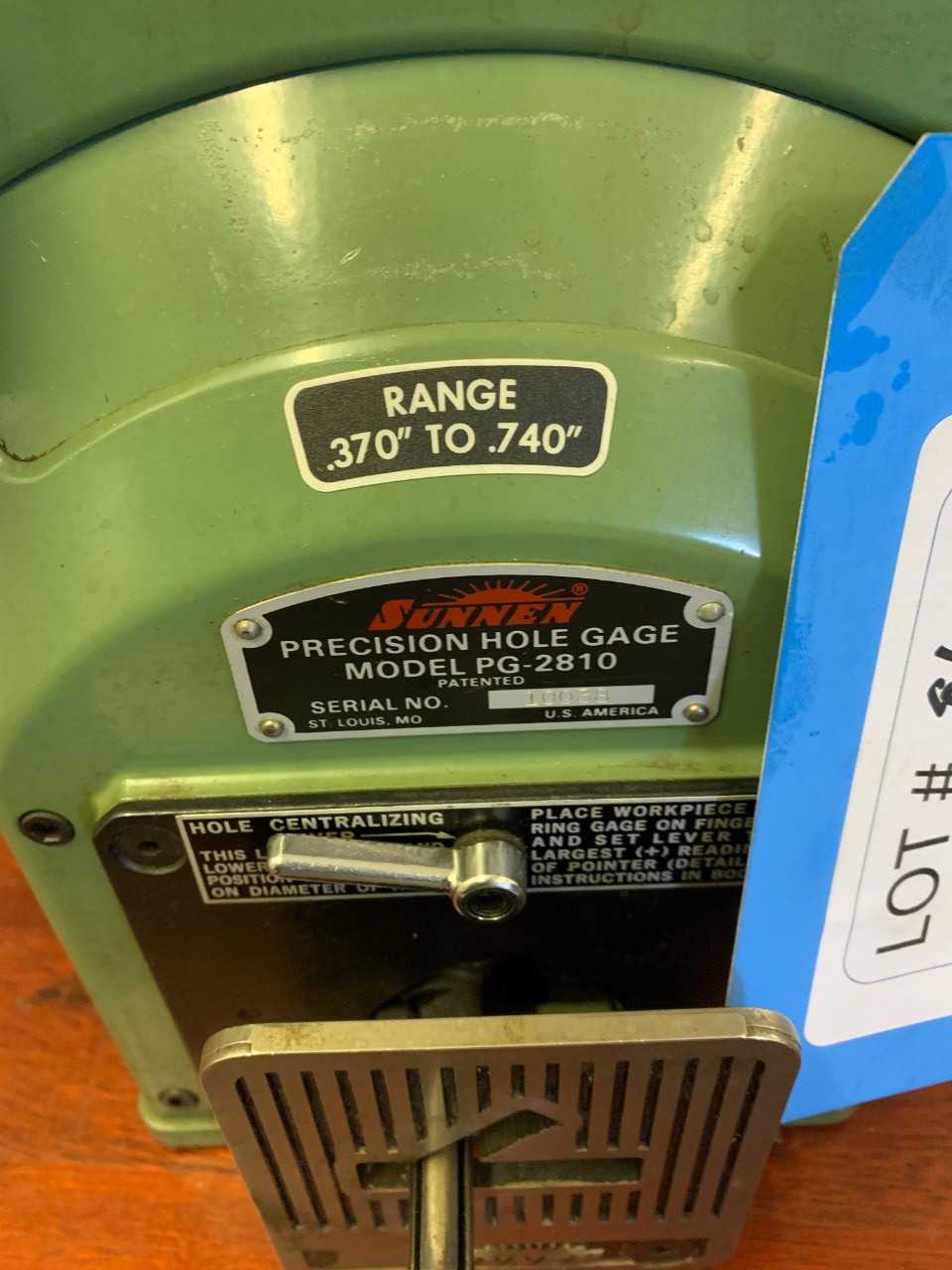 Sunnen Precision Hole Gage - PROCESS EQUIPMENT