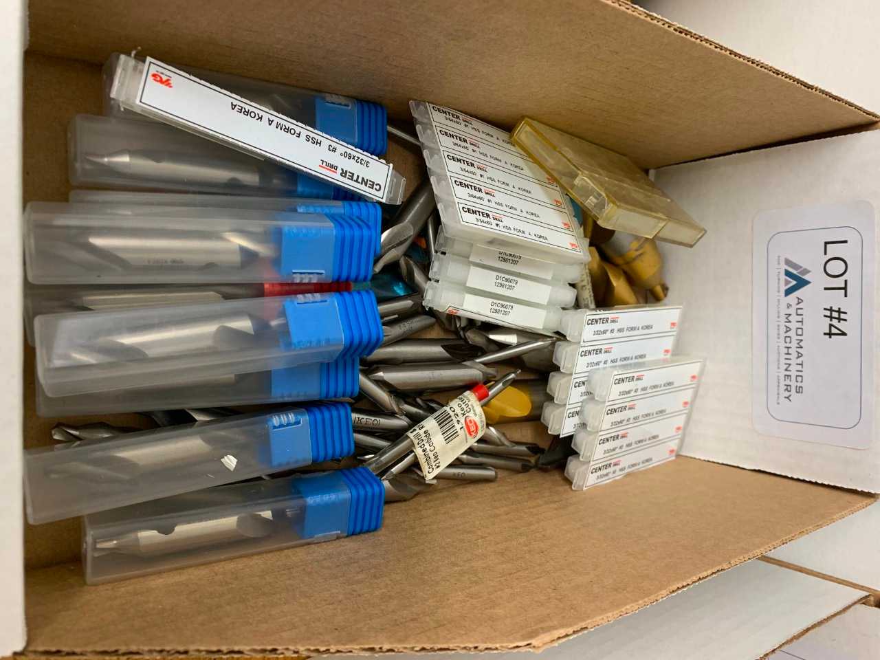 Assorted Center Drills – Many new in the box - ELECTRIC POWER TOOLS