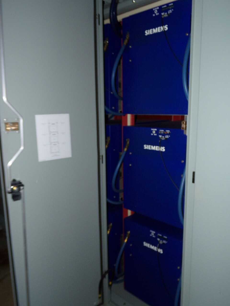 SIEMENS  CELL CABINET #1N, 3 SECTIONS - TOOL STORAGE