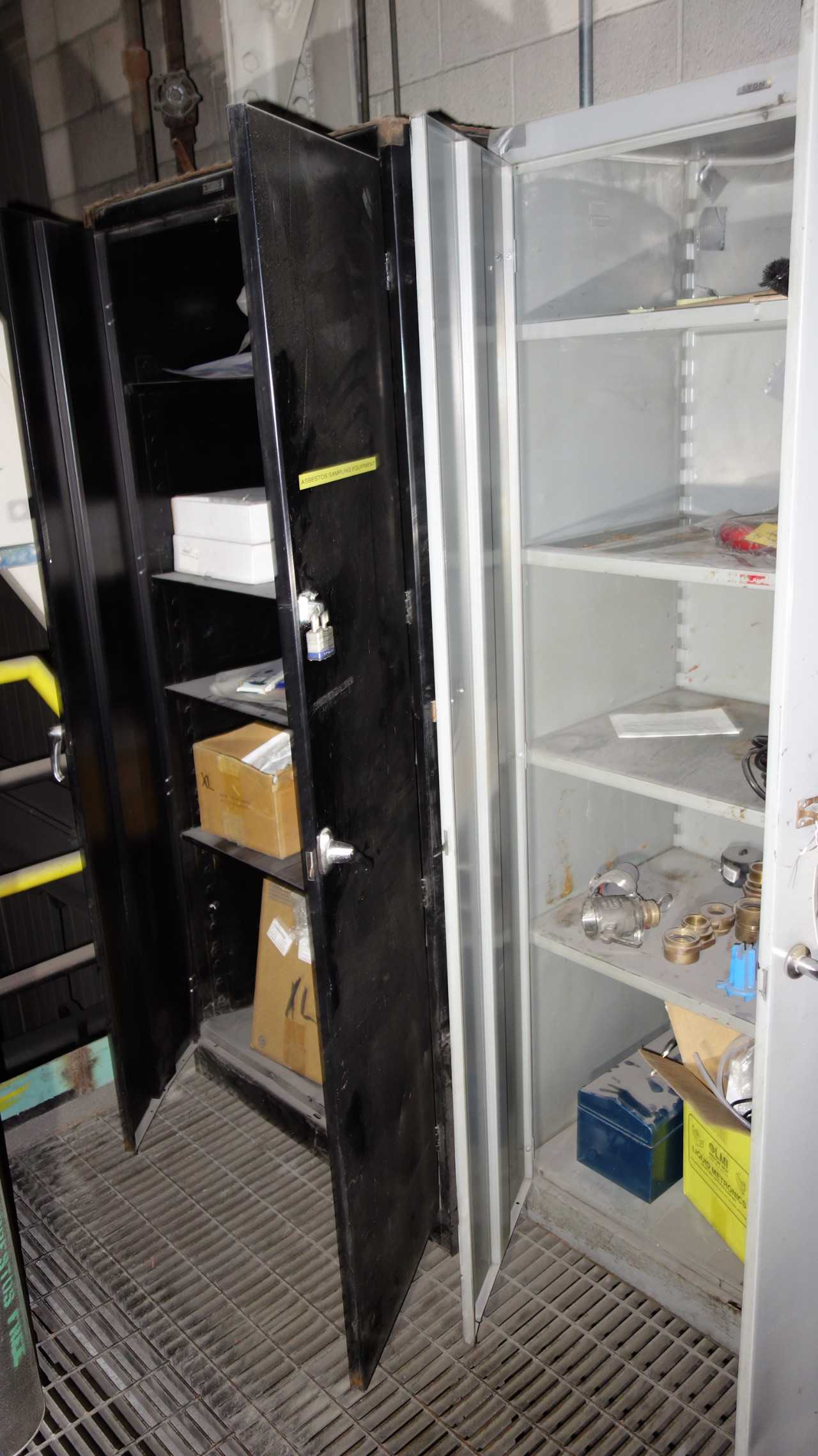 LOT OF 2 LYON AND TENNSCO CABINETS WITH CONTENTS - TOOL STORAGE