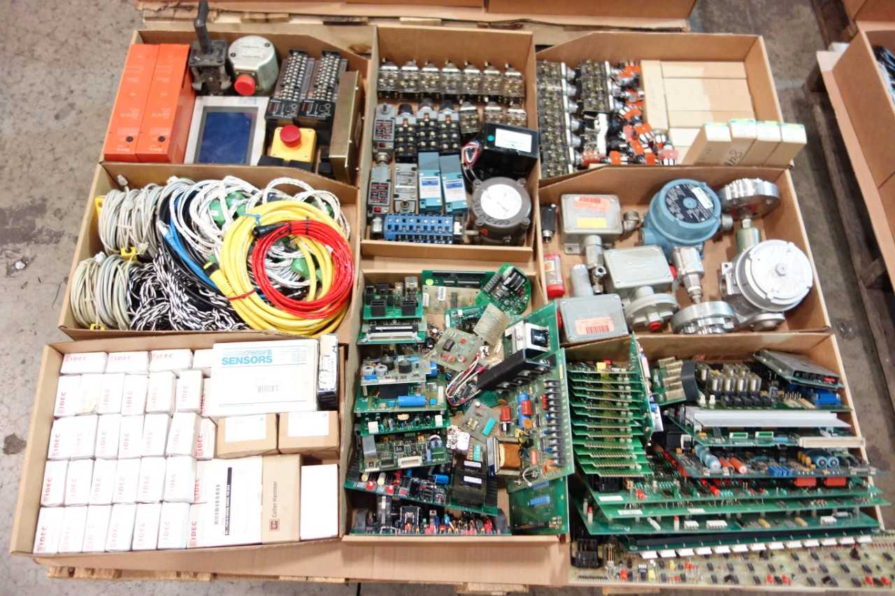 4 PALLETS OF ASSORTED AUTOMATION - INDUSTRIAL PARTS