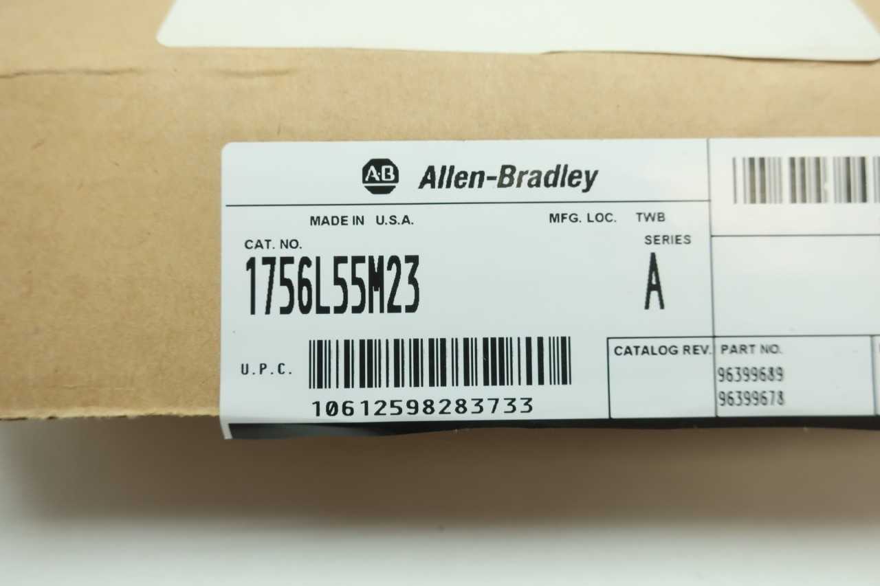 ALLEN BRADLEY 1756-M23 1756-L55 PROCESSOR - AUTOMATION & CONTROLS