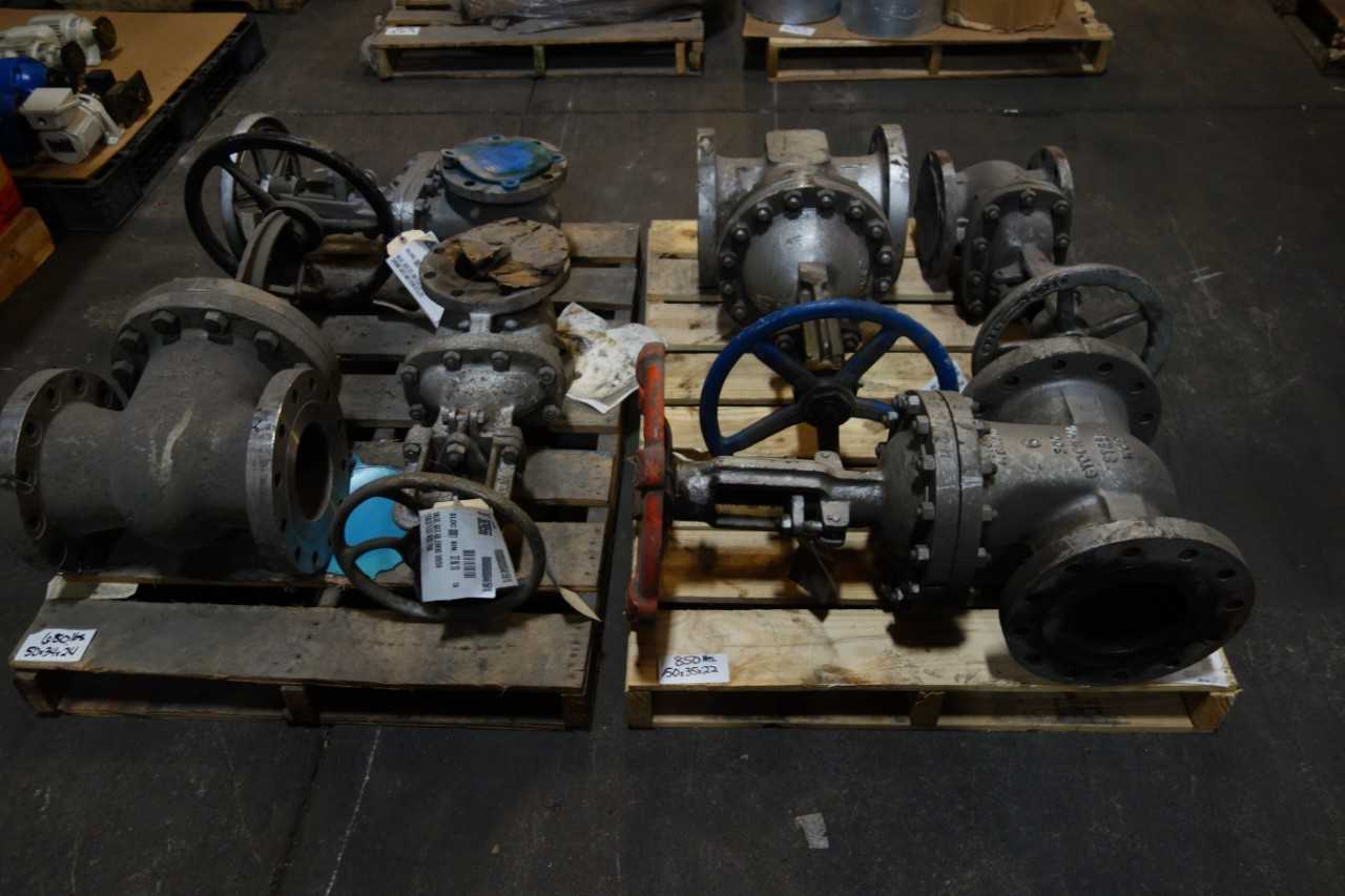 2 PALLETS OF SS GATE VALVES - VALVES