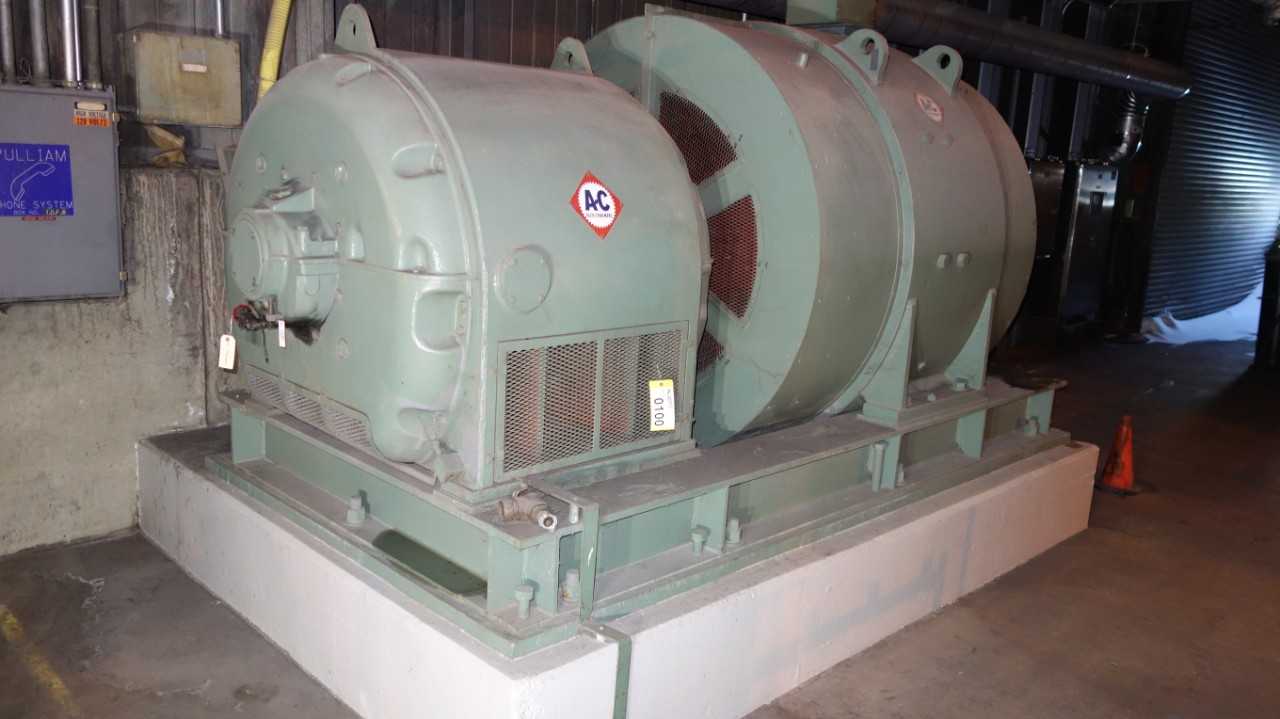 ALLIS CHALMERS HCC 720KW 375V-AC DIRECT CURRENT GENERATOR - ELECTRIC MOTORS