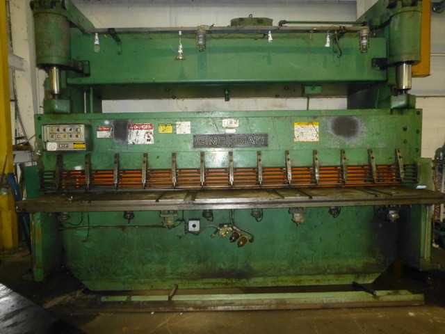 12' (144") x 5/8" Cincinnati Hydraulic Shear - METAL SHEARS