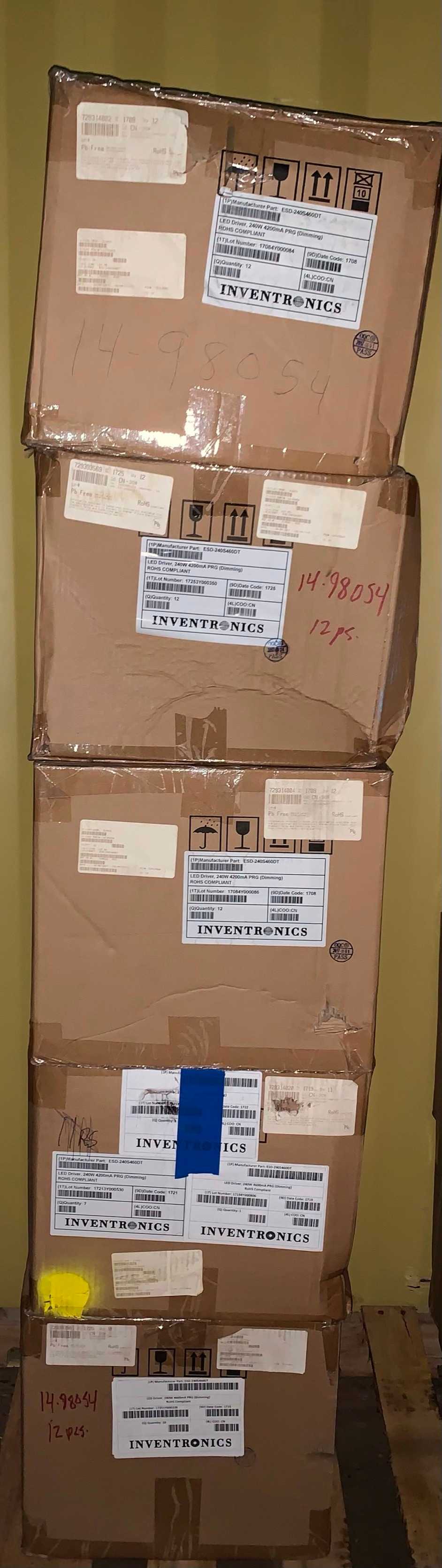 New - Lot of 60 - Inventronics ESD-240S460DT LED Power Supply Driver - ELECTRICAL COMPONENTS