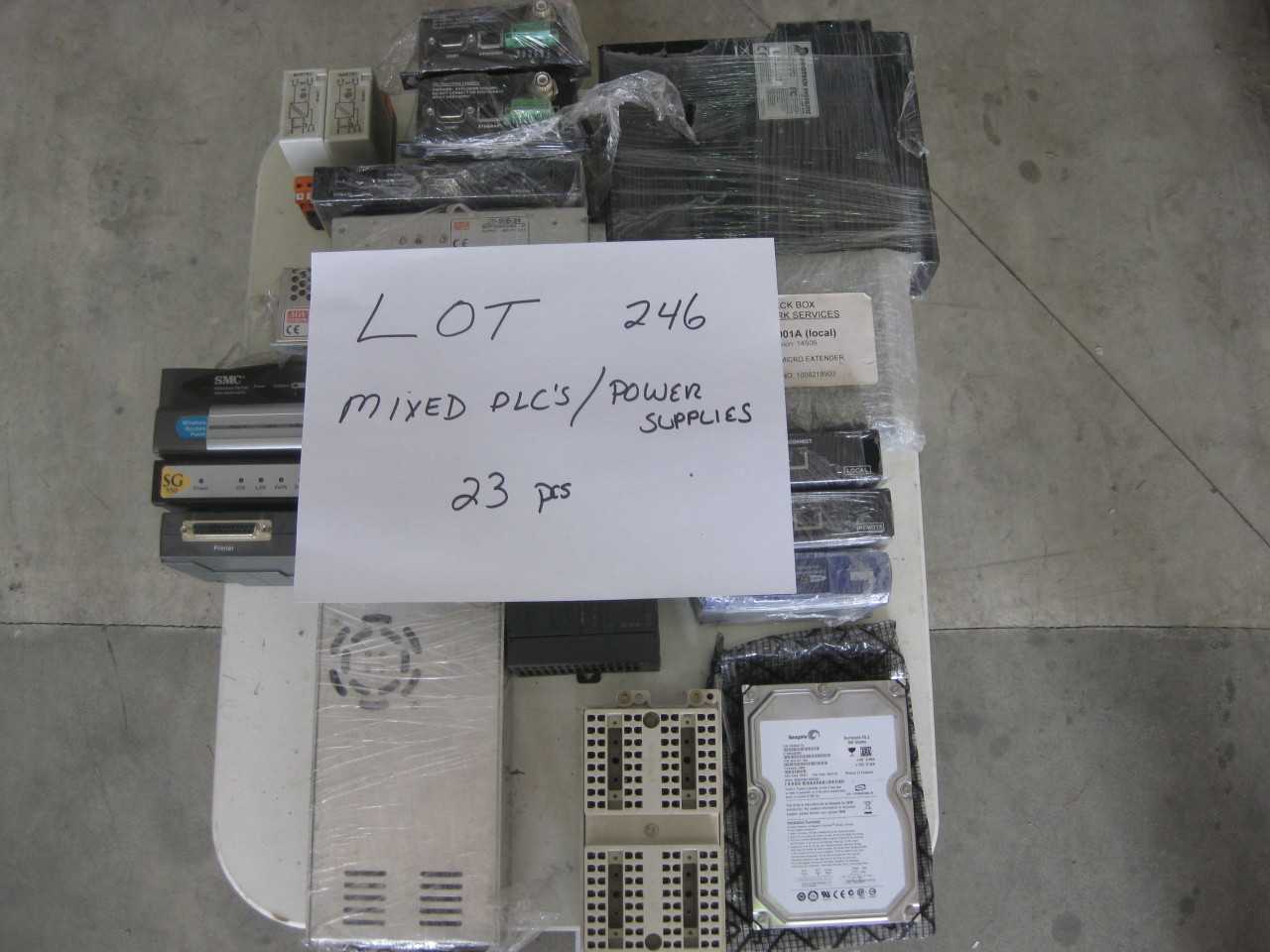 MIXED LOT OF PLC & POWER SUPPLIES ( QTY 23 ) - AUTOMATION & CONTROLS